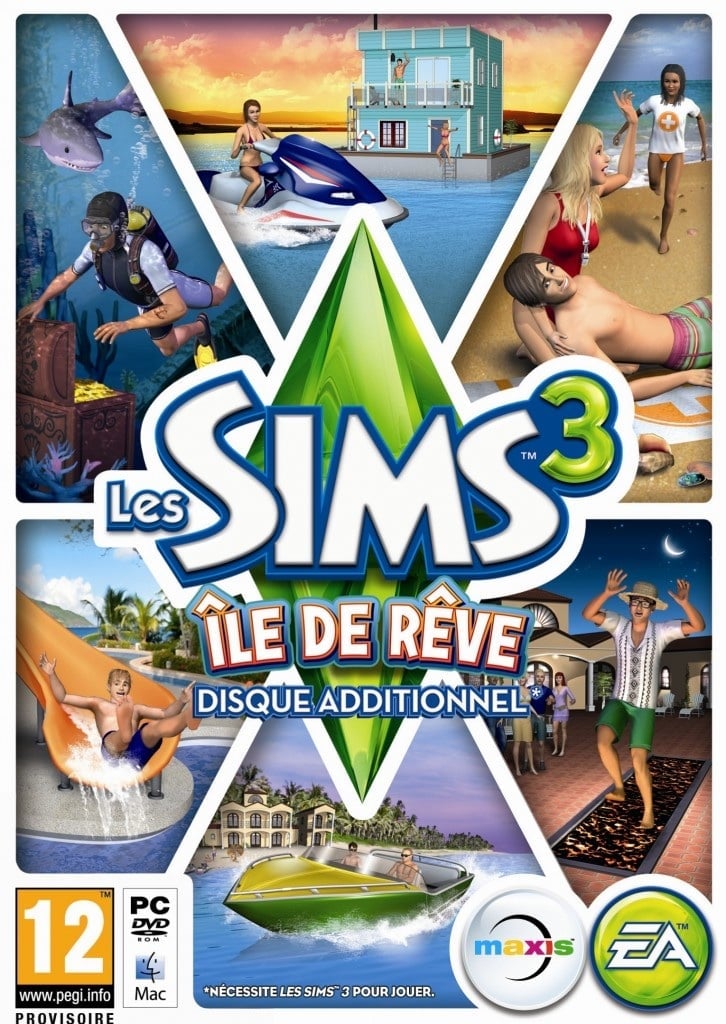 Pochette île de rêve - Les Sims 3: Island Paradise