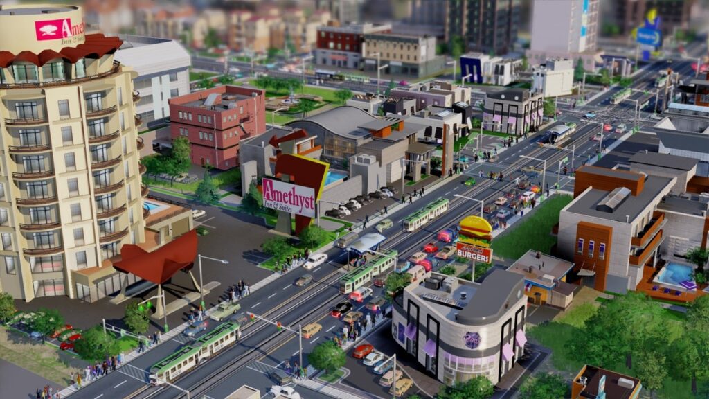 Rue dans Simcity