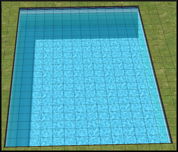 Construction d'une piscine Sims 2 biologique.