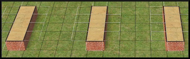 Construire un pont avec double arches dans Les Sims 2