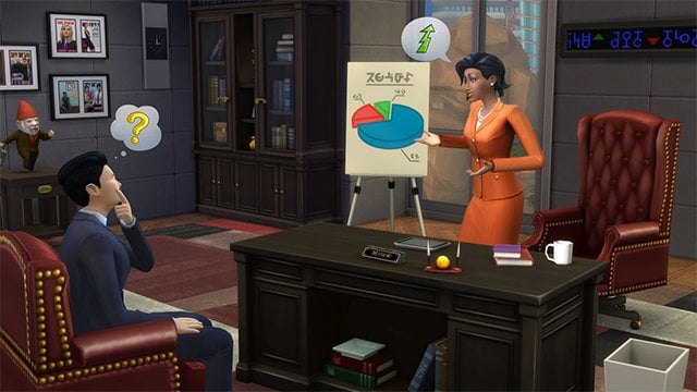 La carrière Affaires des Sims 4