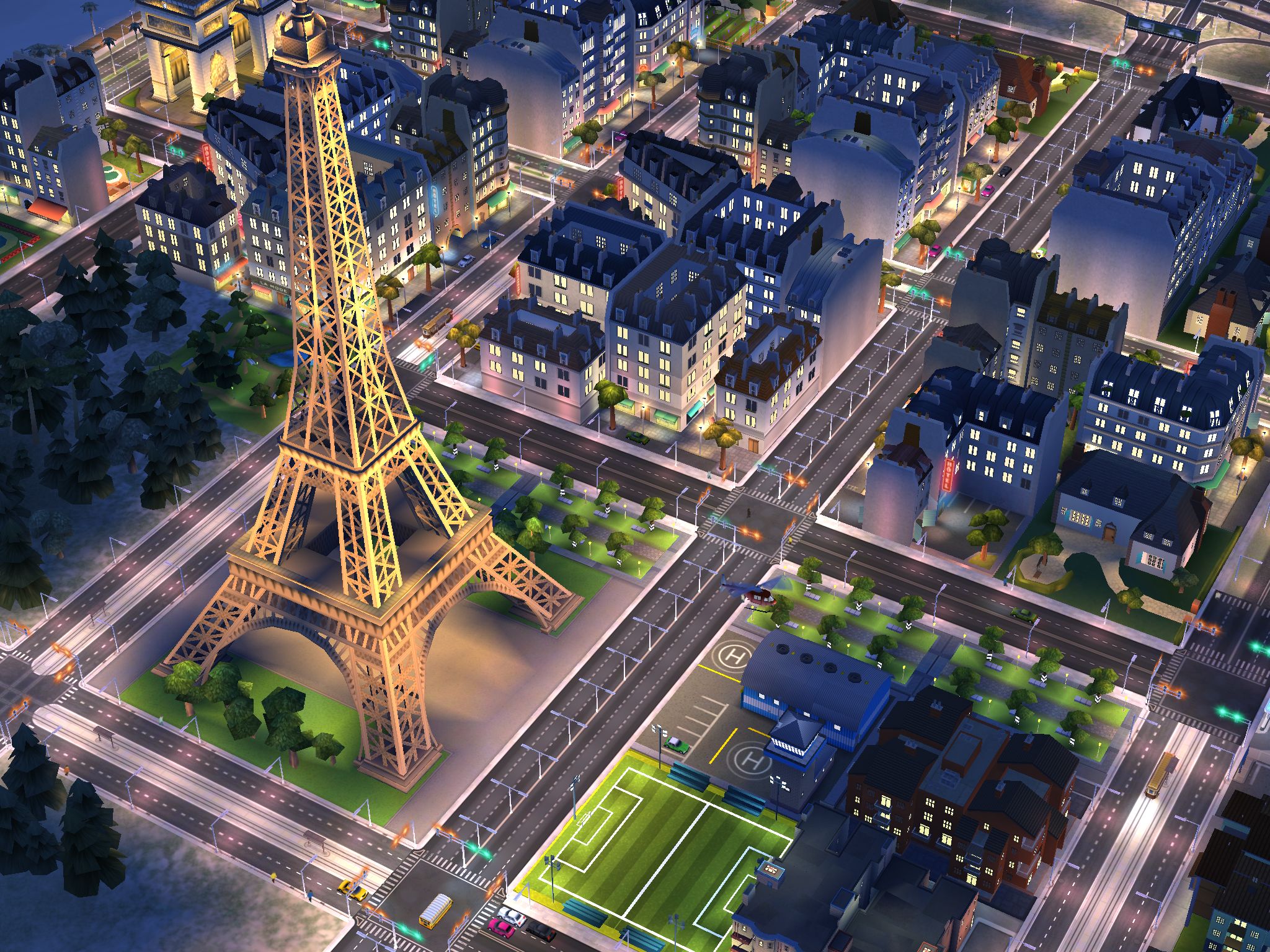 Simcity Build It : Paris Town