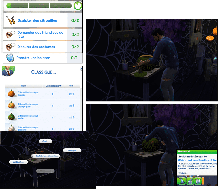 Les fêtes effrayantes dans Les Sims 4