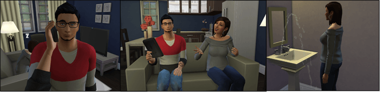 Les réparateurs dans Les Sims 4