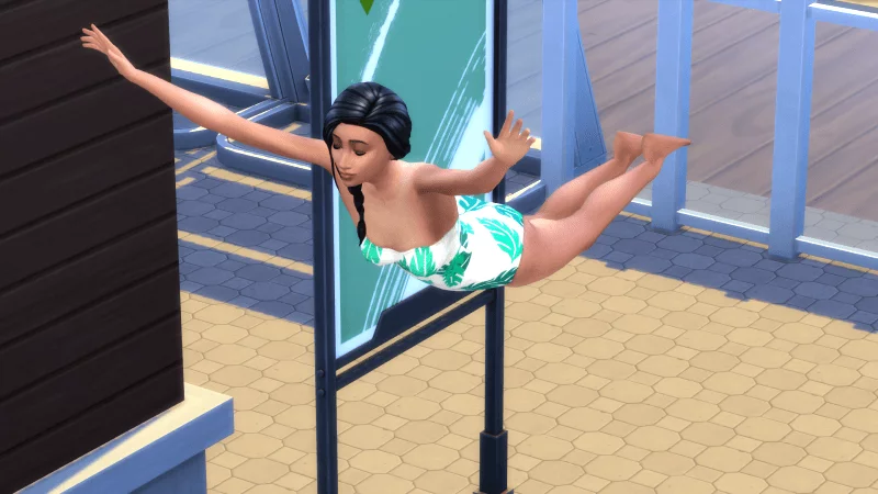 Plongeon sims 4 vivre ensemble