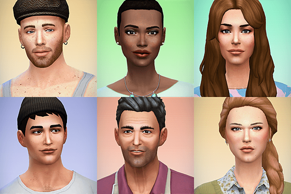 Créer des visages et des figures originaux dans Les Sims