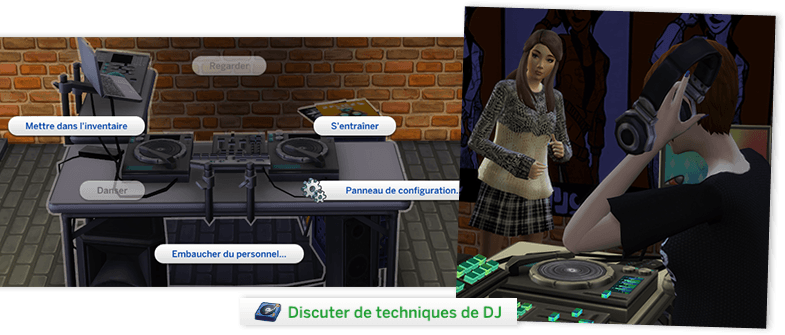 Compétence DJ Sims 4 Vivre Ensemble