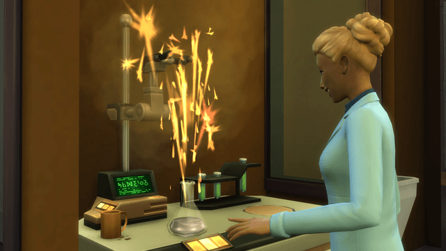 La carrière scientifique dans Les Sims 4