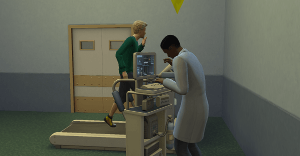 Effort médecin Sims 4 Au Travail