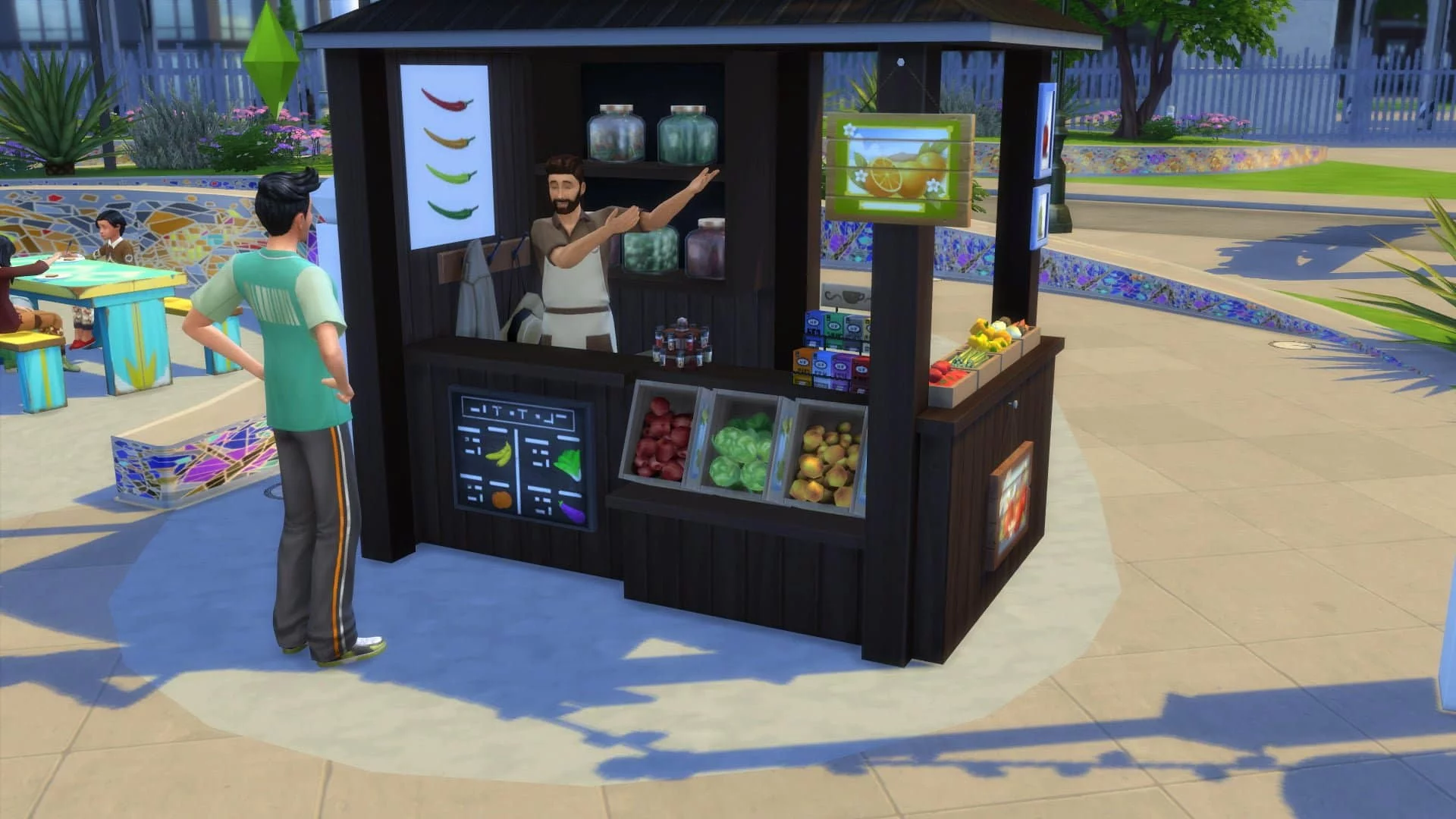 Camion de nourriture sims 4 vie citadine