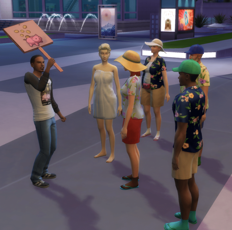 Sims conversant.