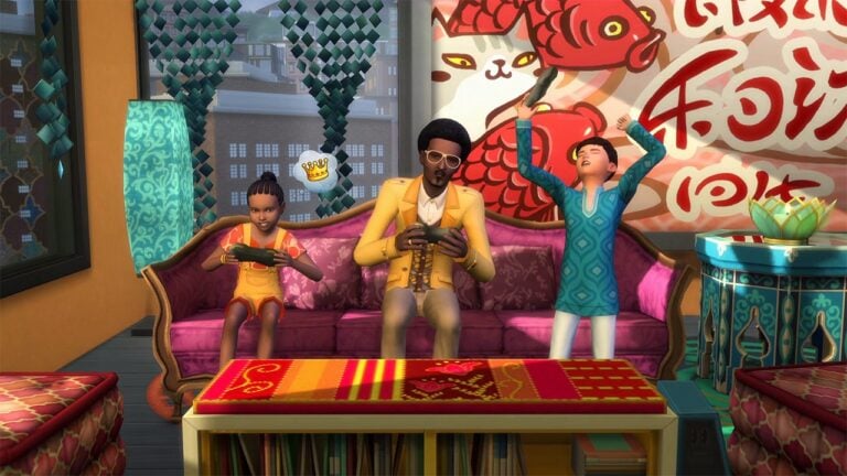 Sims jouant à un Sims.