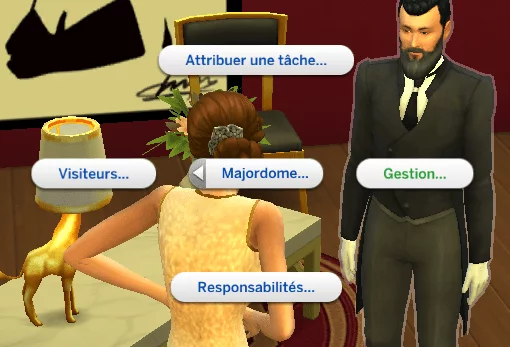 Gestion majordome sims 4 accessoires vintage
