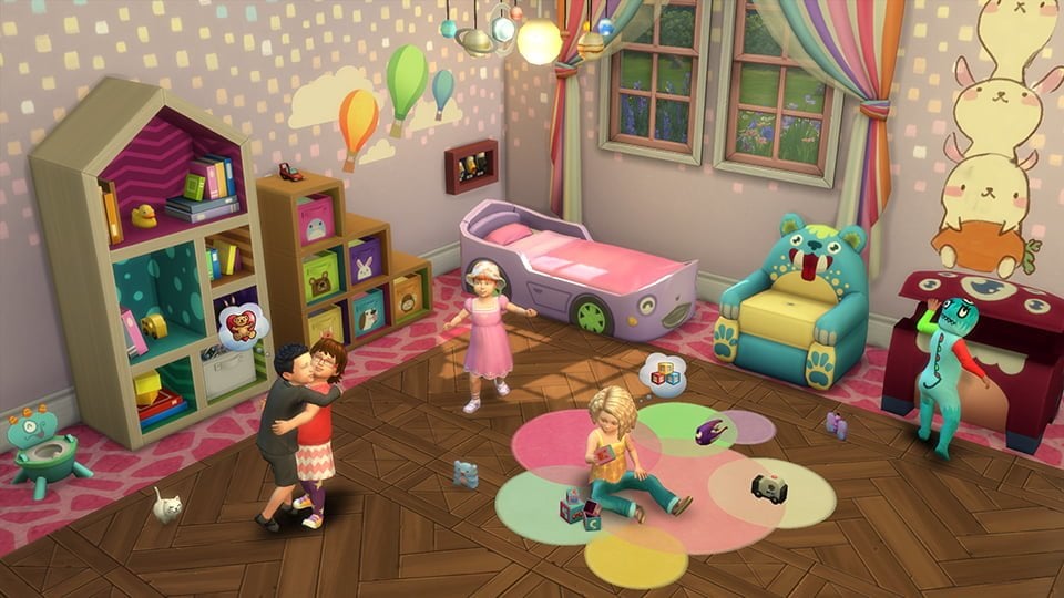 Les bambins arrivent chez Les Sims 4