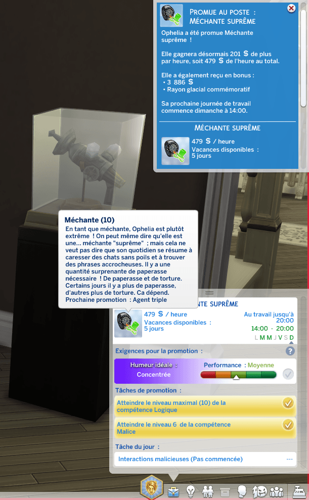 La carrière d'agents secrets dans Les Sims 4