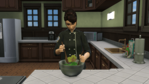 Simette cuisine dans une cuisine.