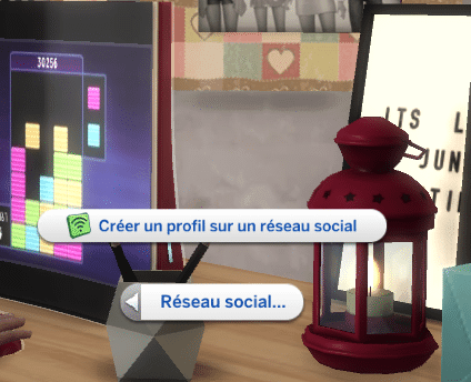 Créer un profil réseau social Sims 4 Vie Citadine