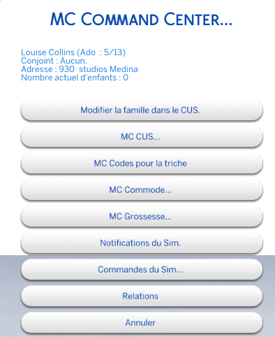 Zoom sur le MC Command Center Sims 4 1 Zoom sur le MC Command Center Sims 4