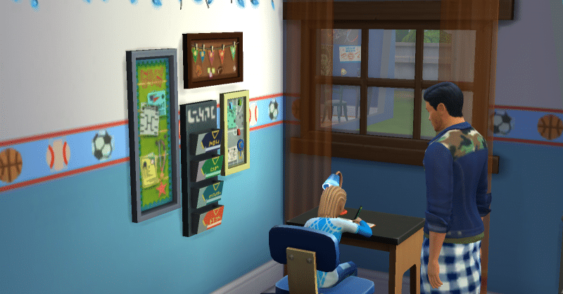 La compétence éducation des Sims 4