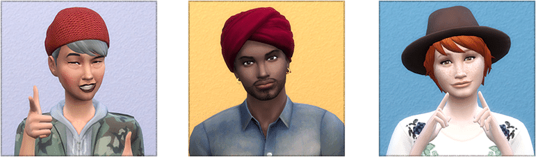 CC Chapeaux pour Les Sims 4