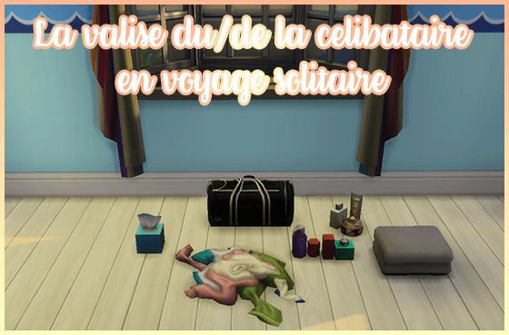Valise ouverte et objets éparpillés sur sol.