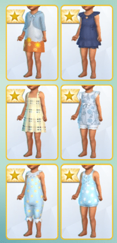 Tenue Sims 4 Bambins