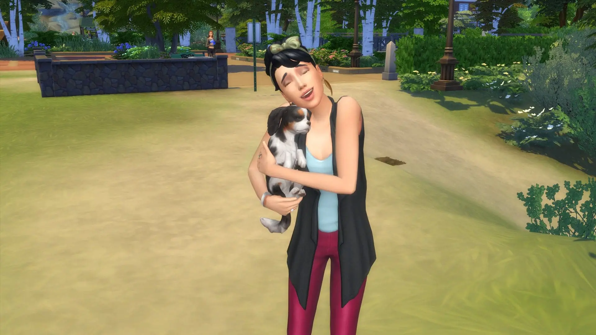 Câlin chien sims 4 chiens et chats