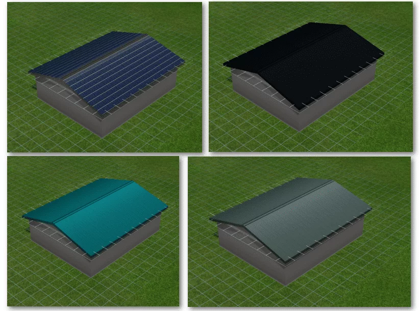 Toits Sims 3 Ile de Rêve
