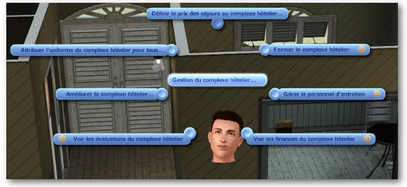 Gestion complexe hôtelier sims 3 ile de rêve