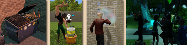 Taguer façade sims 3 university
