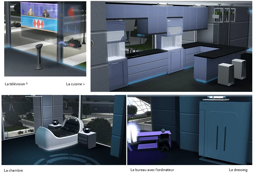 Objets sims 3 en route vers le futur