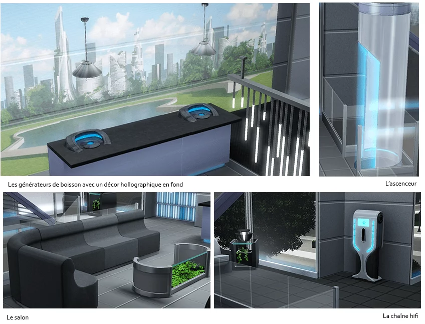 Objets Sims 3 En route vers le futur