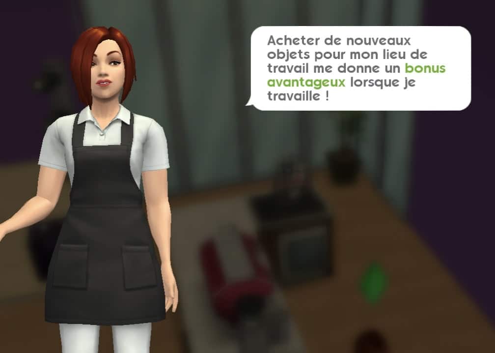 Les baristas des Sims Mobile