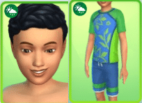 Des tenues d'été pour les enfants Sims