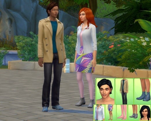 Tenue automne Sims 4