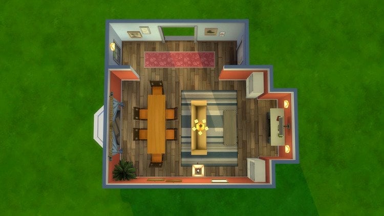 Plan - Salon Sims 4