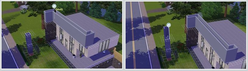 Construire un toit dans les Sims 3
