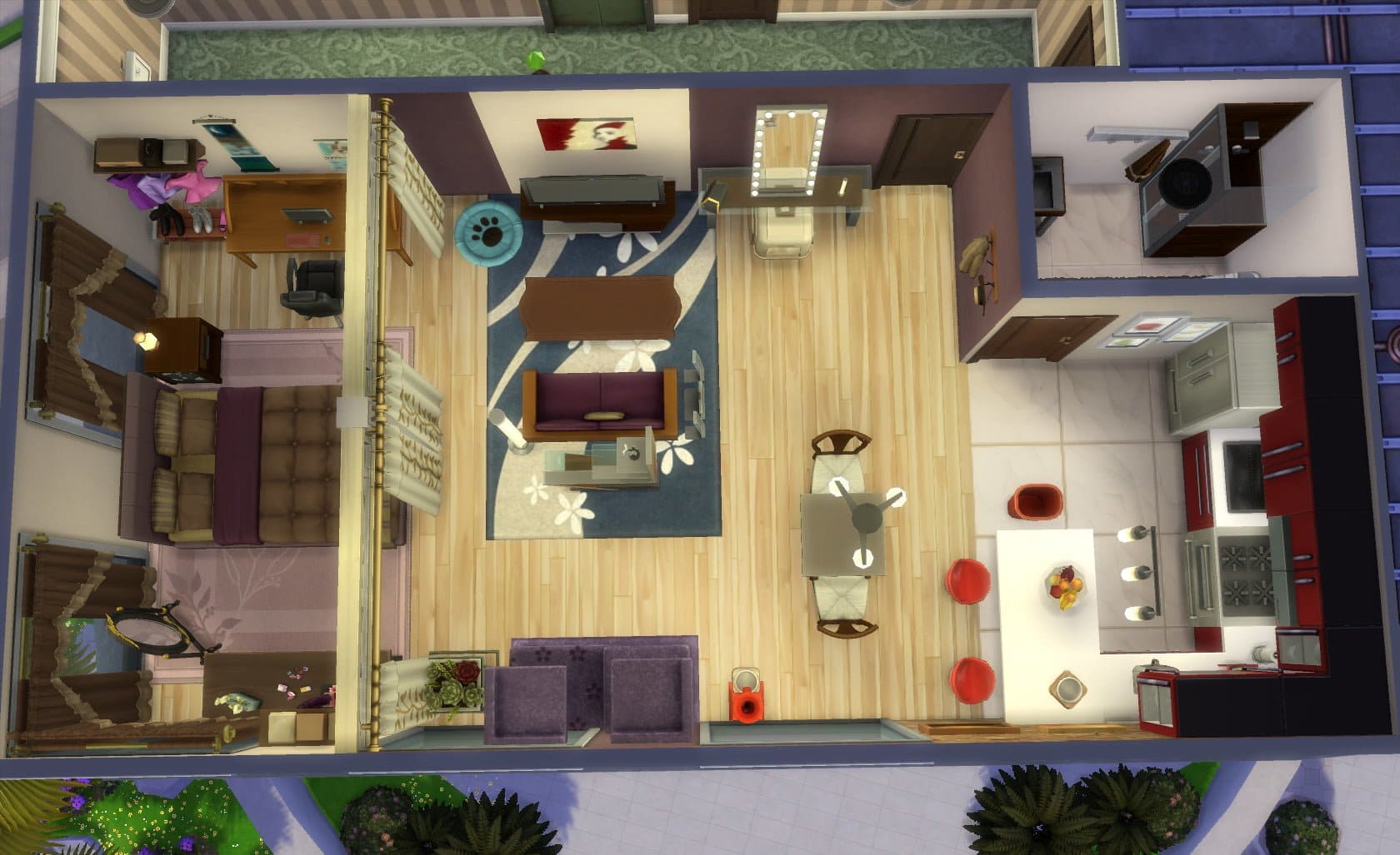 La vie des Sims en appartement
