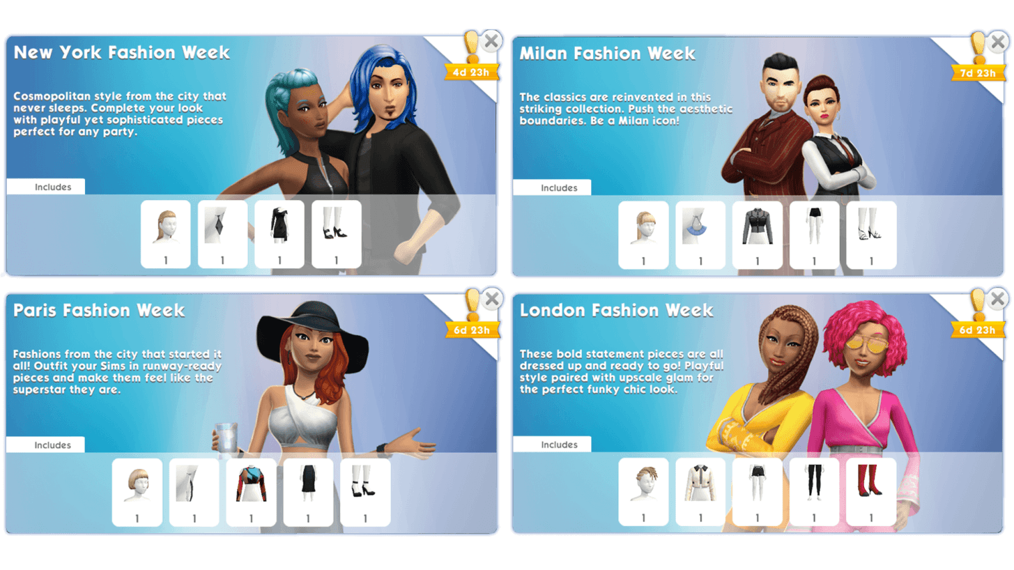 Mise à jour Haute Couture pour Les Sims Mobile