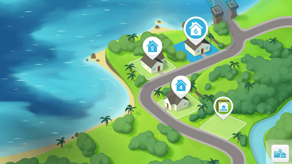 De nouvelles options de quartiers dans Les Sims Mobile