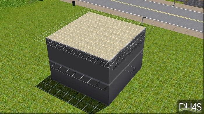 Comment créer des fondations au dessus d'un mur dans Les Sims 3 ?
