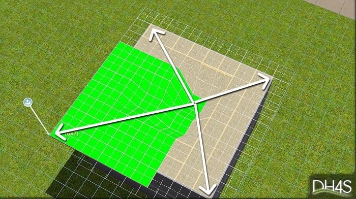 Comment créer des fondations au dessus d'un mur dans Les Sims 3 ?
