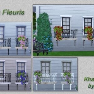 Balcones floridos