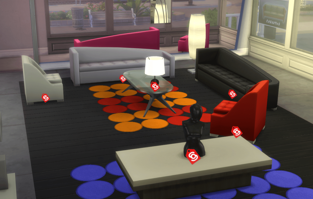 Vendre objets magasin sims 4 au travail