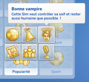 Aspiration Bon Vampire Sims 4