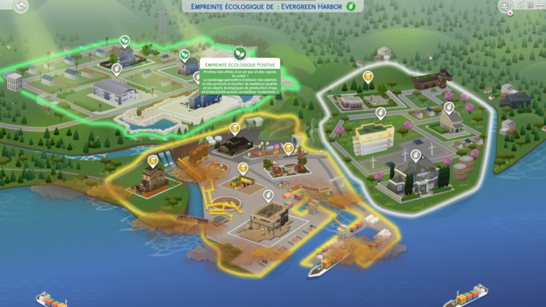 Carte virtuelle éco-responsable, Evergreen Harbor.