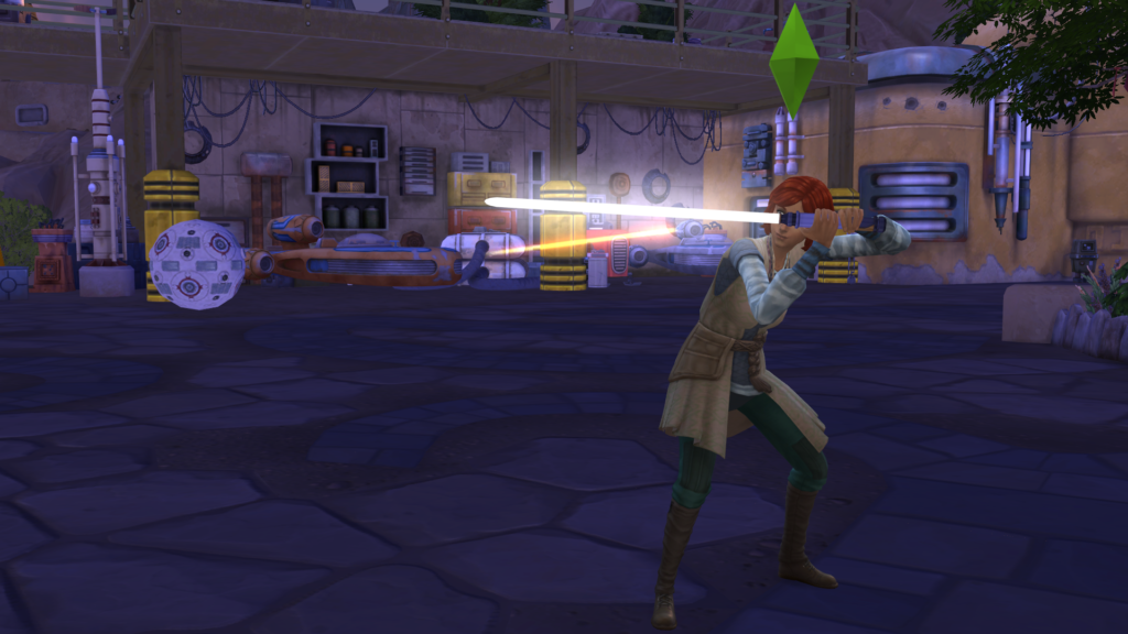 Comment utiliser les sabres-lasers des Sims 4 ?