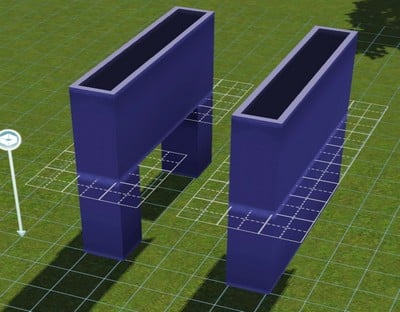 Construction d'une arche dans Les Sims 3