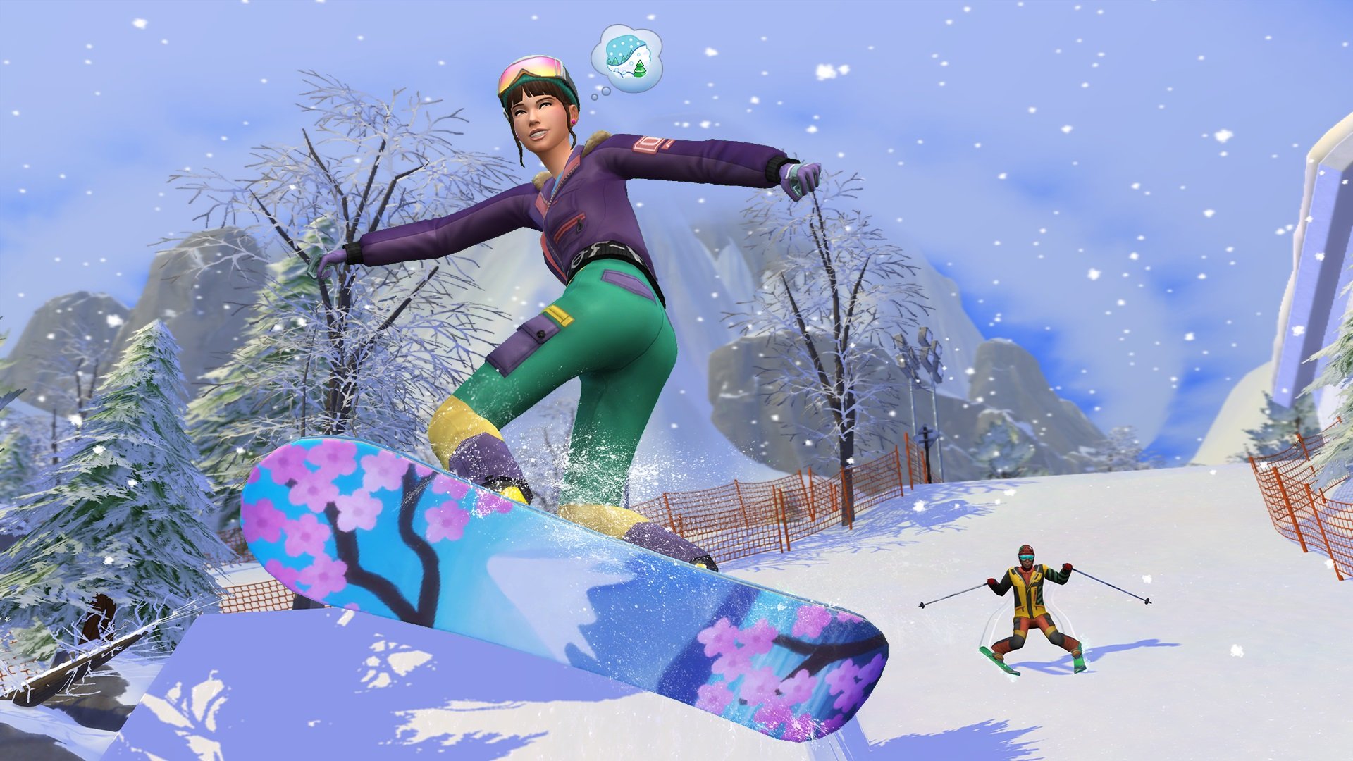 Les Sims 4 Escapade Enneigée disponible gratuitement à l'essai ce week-end