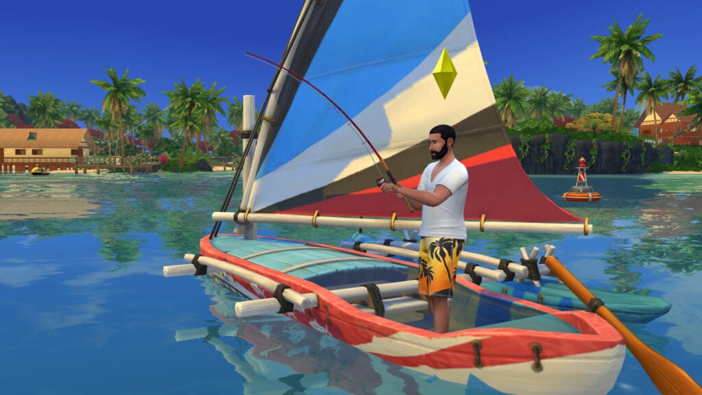 La pêche chez Les Sims 4